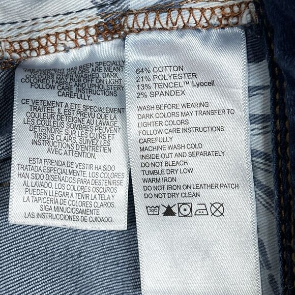 Tommy Bahama Jeans Mens 40 Blue Dark Wash Straight Leg Stretch Denim 5 Pocket - Picture 13 of 14